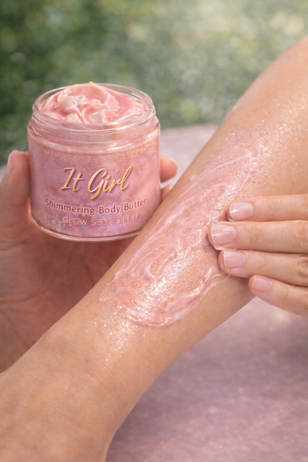 It Girl Shimmering Body Butter 💖✨
Soft, Glowing, Radiant Skin