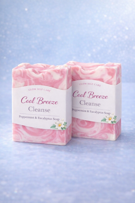 Cool Breeze Cleanse 💙✨
Refreshing Peppermint + Eucalyptus Soap